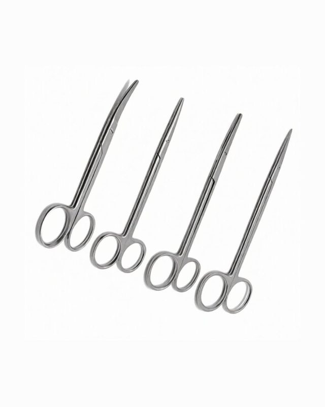 4 pcs veterinary Metzenbaum scissors
